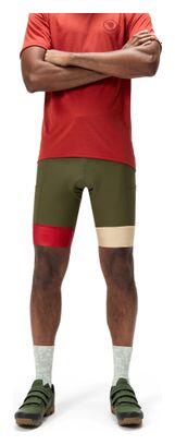 Pantaloncino ciclismo senza bretelle Endura Loop — Kaki