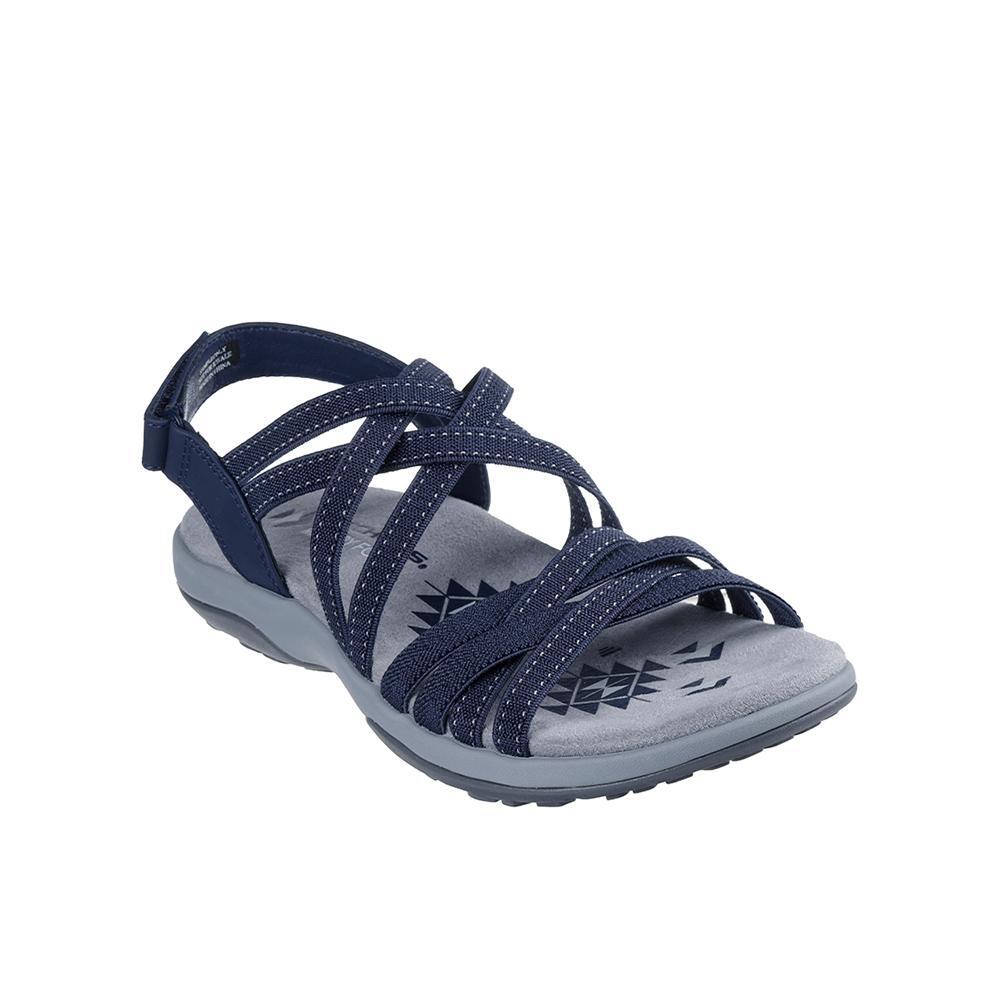 Sandalias Skechers Mujer Reggae Slim - Summer Getaway  Azul marino 2/7