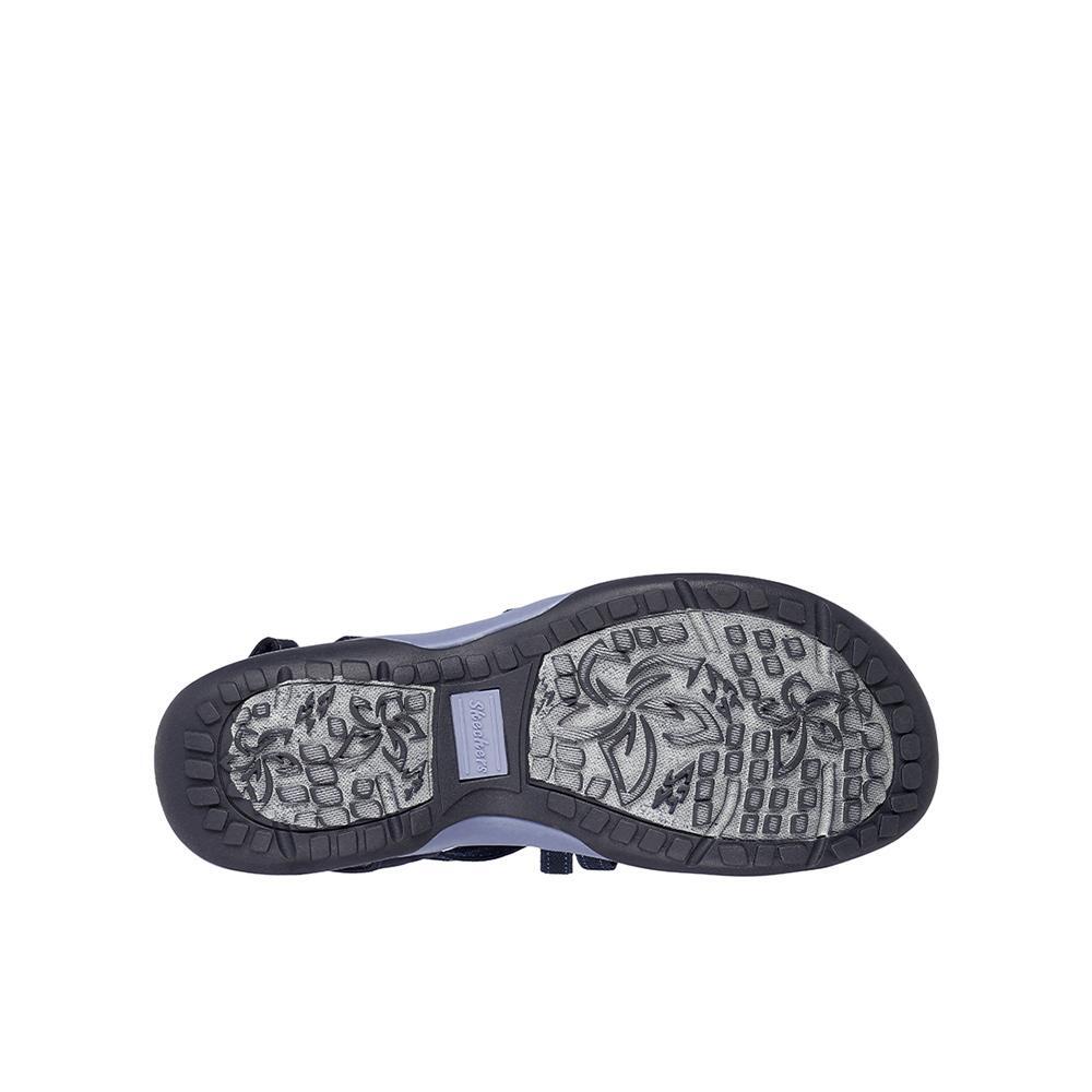 Sandalias Skechers Mujer Reggae Slim - Summer Getaway  Azul marino 4/7