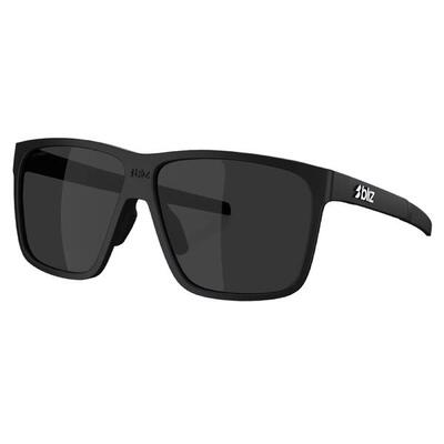 Bliz a001 zonnebril zwart - blauw spiegelglas