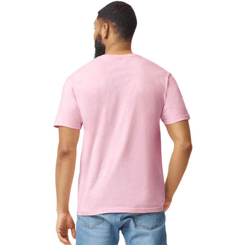 Mens SoftStyle Ringspun TShirt (Light Pink) 2/3