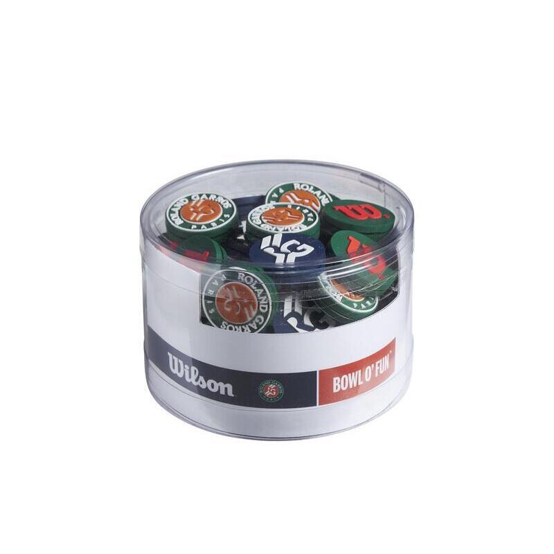 Wilson - Amortisseur De Balle De Tennis Wilson Rg Vibra Collection Bowl - Direction - Blanc - No Size - Decathlon