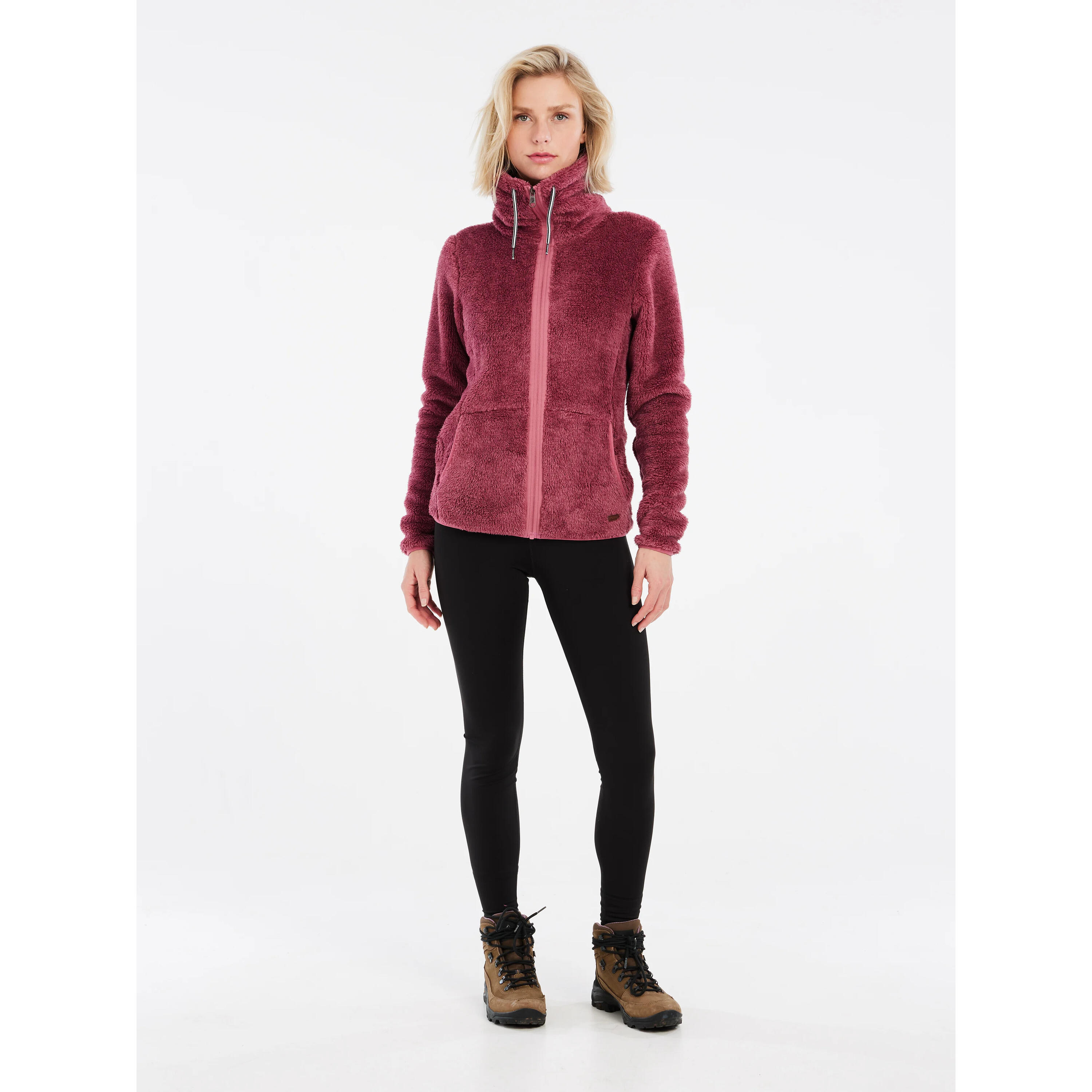 Fleece zippered donna Protest Riri 3/7