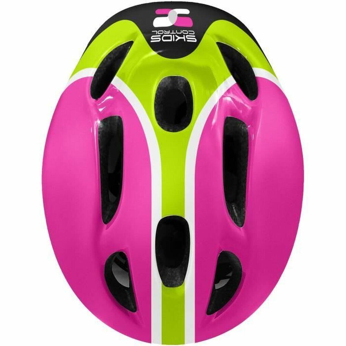 Casca protectie sport, Skids Control, reglabila, roz, 52-56 cm