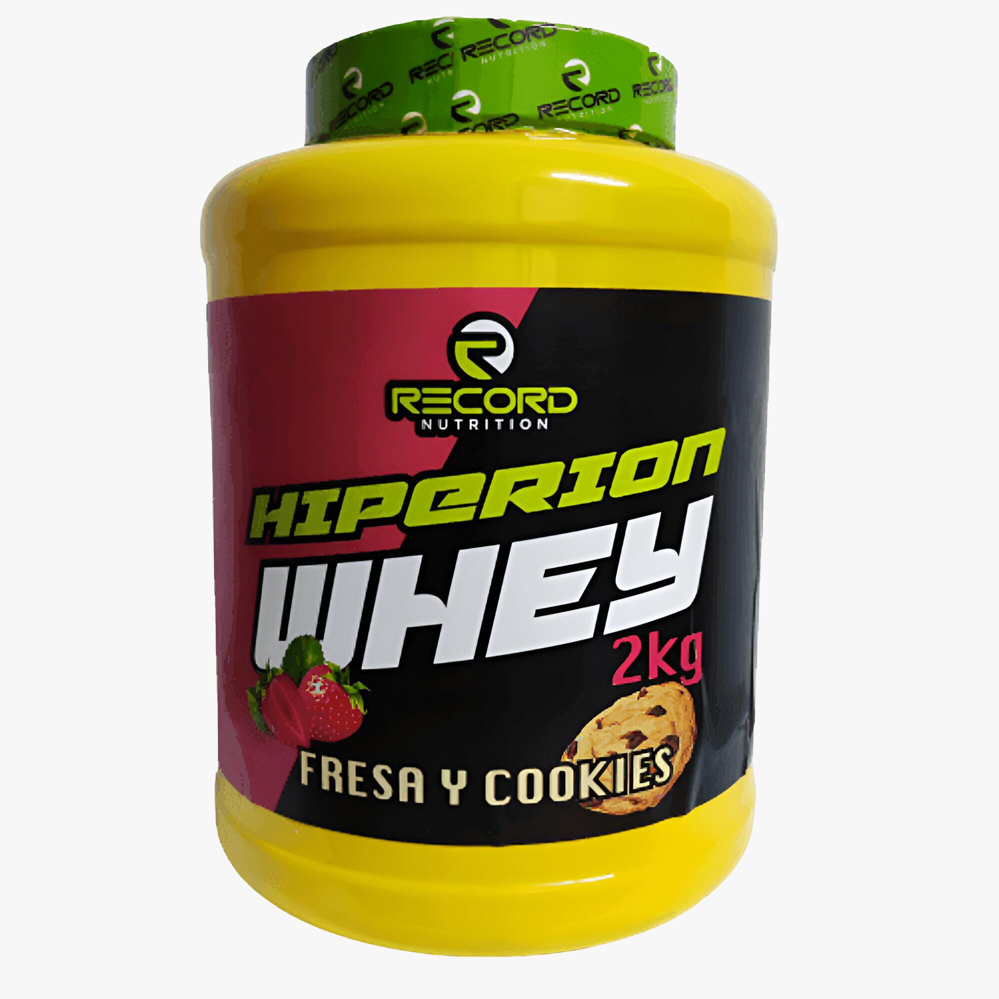 Hiperion Whey Protein 2 kg Sabor Fresa y Cookies 2/6