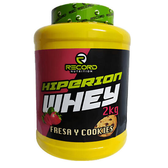 Hiperion Whey Protein 2 kg Sabor Fresa y Cookies