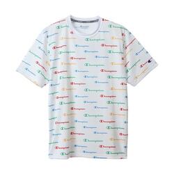 Men's Script Logo Allover Vapor Dry Fast T-Shirt C3-RS304