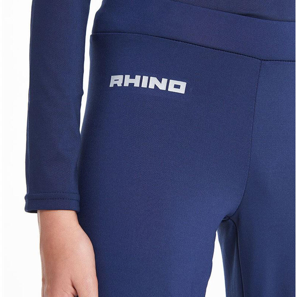 Kinder Thermal Unterwäsche, Base Layer Jungen Marineblau 3/4