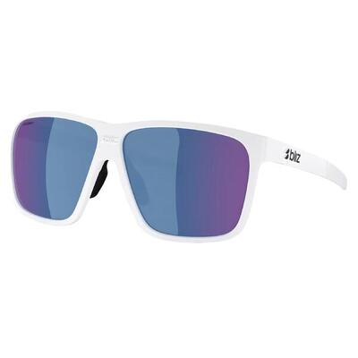Bliz a001 zonnebril zwart - blauw spiegelglas
