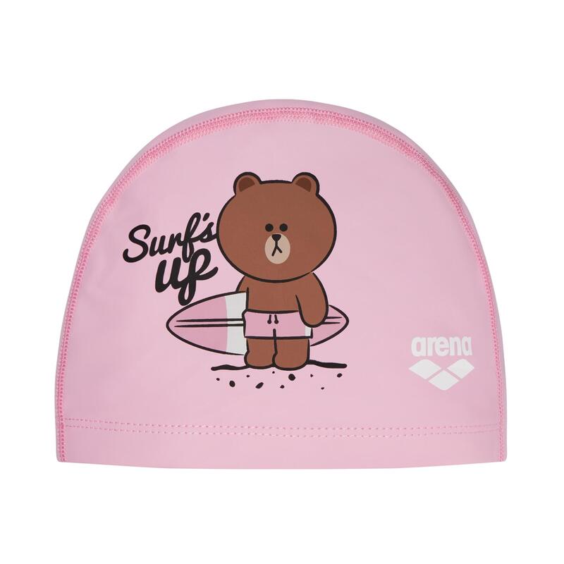 ARENA S21 K LINE FRIENDS 2WAY SILICONE CAP PINK