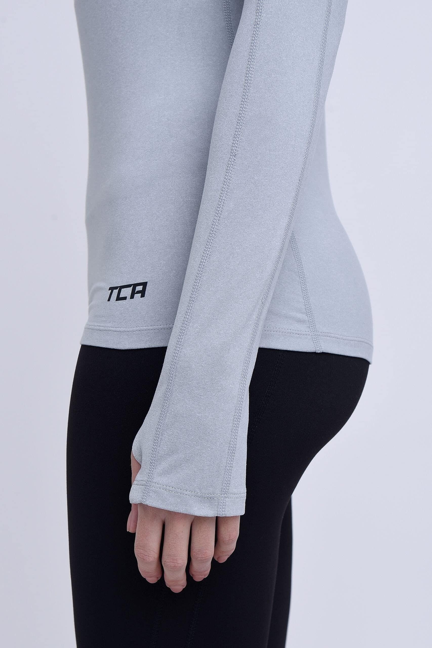Women's All Season Long Sleeve Running Top - Cool Grey Heather 4/6