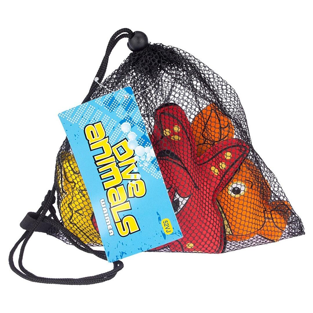 Duik Dieren 3 stuks - Zeester - Kogelvis - Krab 5/5