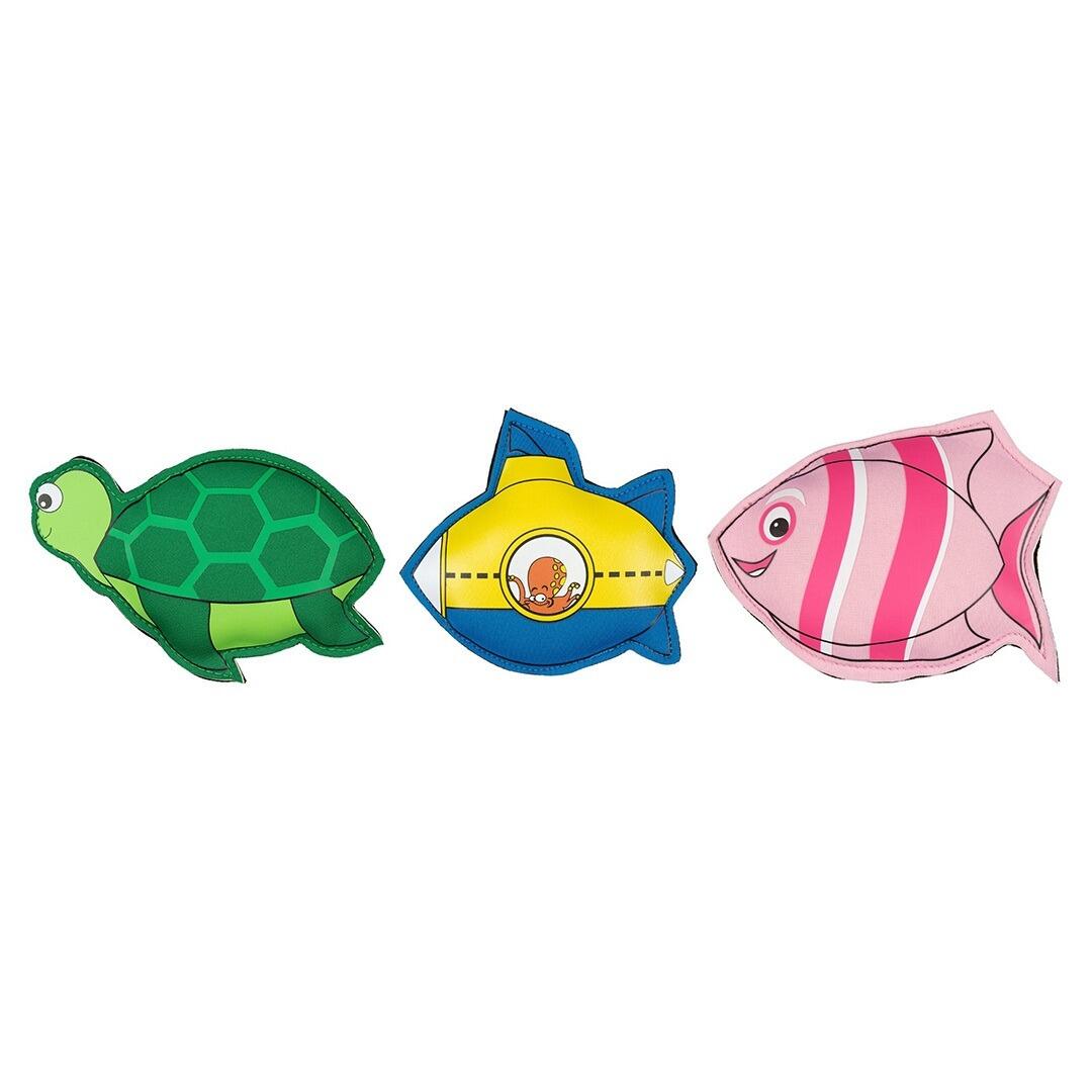 Duik Dieren 3 stuks - Schildpad - Onderzeeër - Vis 1/5