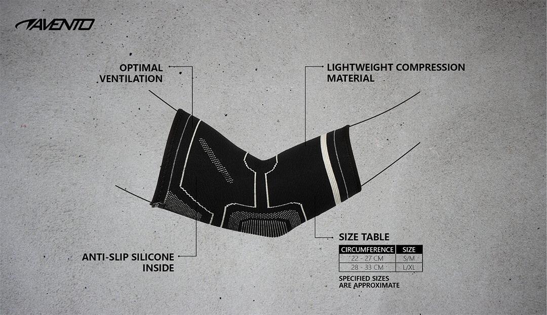 Bandage de compression pour coude - Taille L/XL 3/5