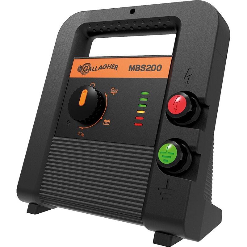 Gallagher - Électrificateur Gallagher Mbs200 - Batterie - Noir|orange - No Size - Decathlon