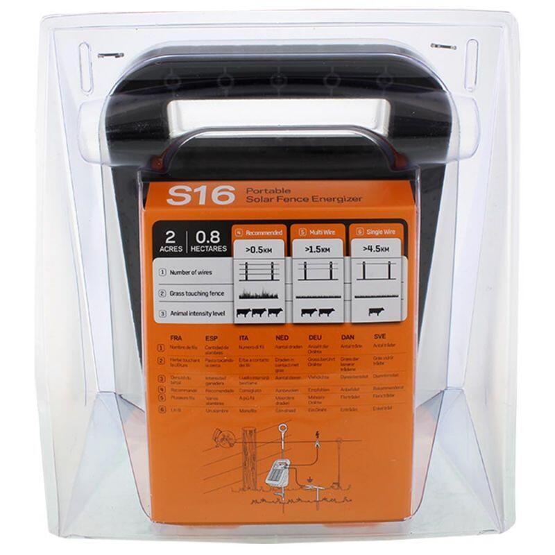 energizzatore con batteria - 6v/0,16j Gallagher S16 3/6