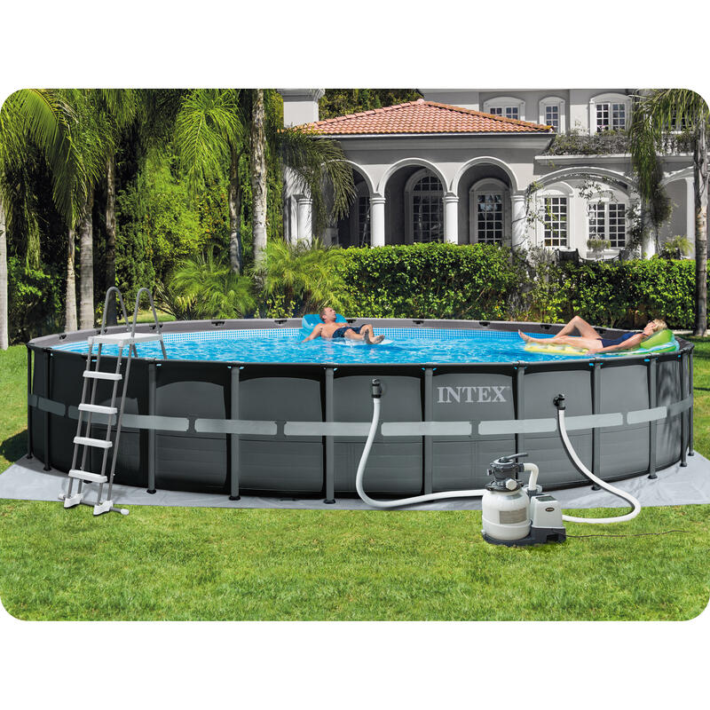 Basen stelażowy do ogrodu Intex Ultra XTR Frame Pools 732 x 132 cm zestaw 11w1