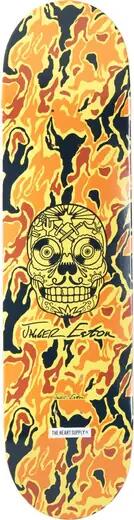 THE HEART SUPPLY Heart Supply Jagger Eaton Pro Tavola Skateboard - 8" - Dessert Skull
