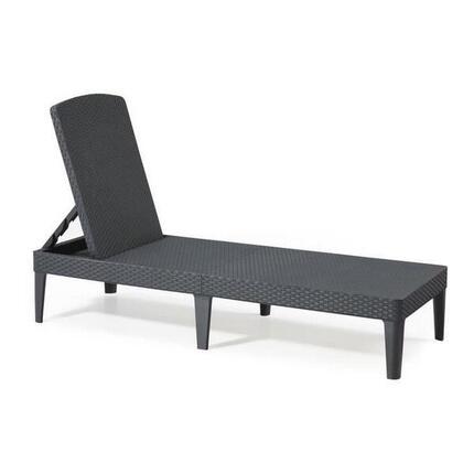 Chaise longue Allibert Jaipur Gris foncé
