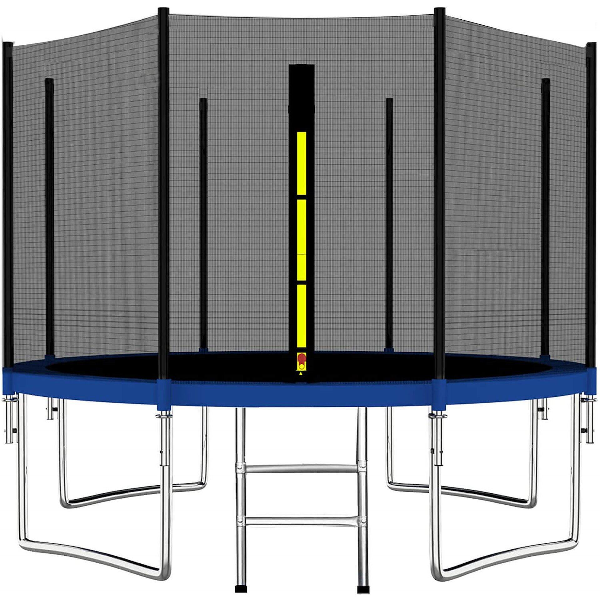 Siatka do trampoliny zewnętrzna Springos 13FT 396 cm 8 słupków 6/7