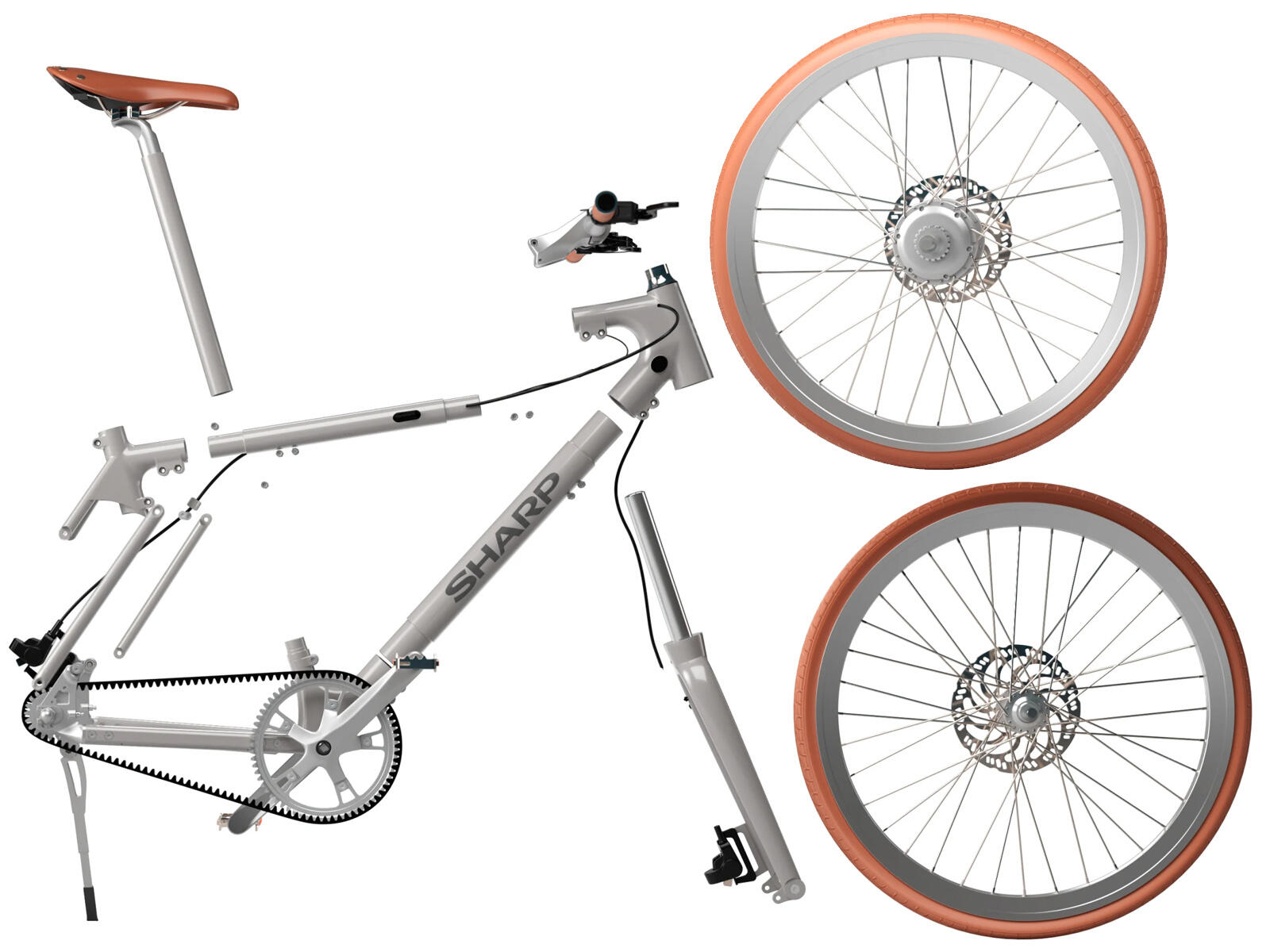 Unisex E-Bike 7Ah 1sp Silber Milano 4/5