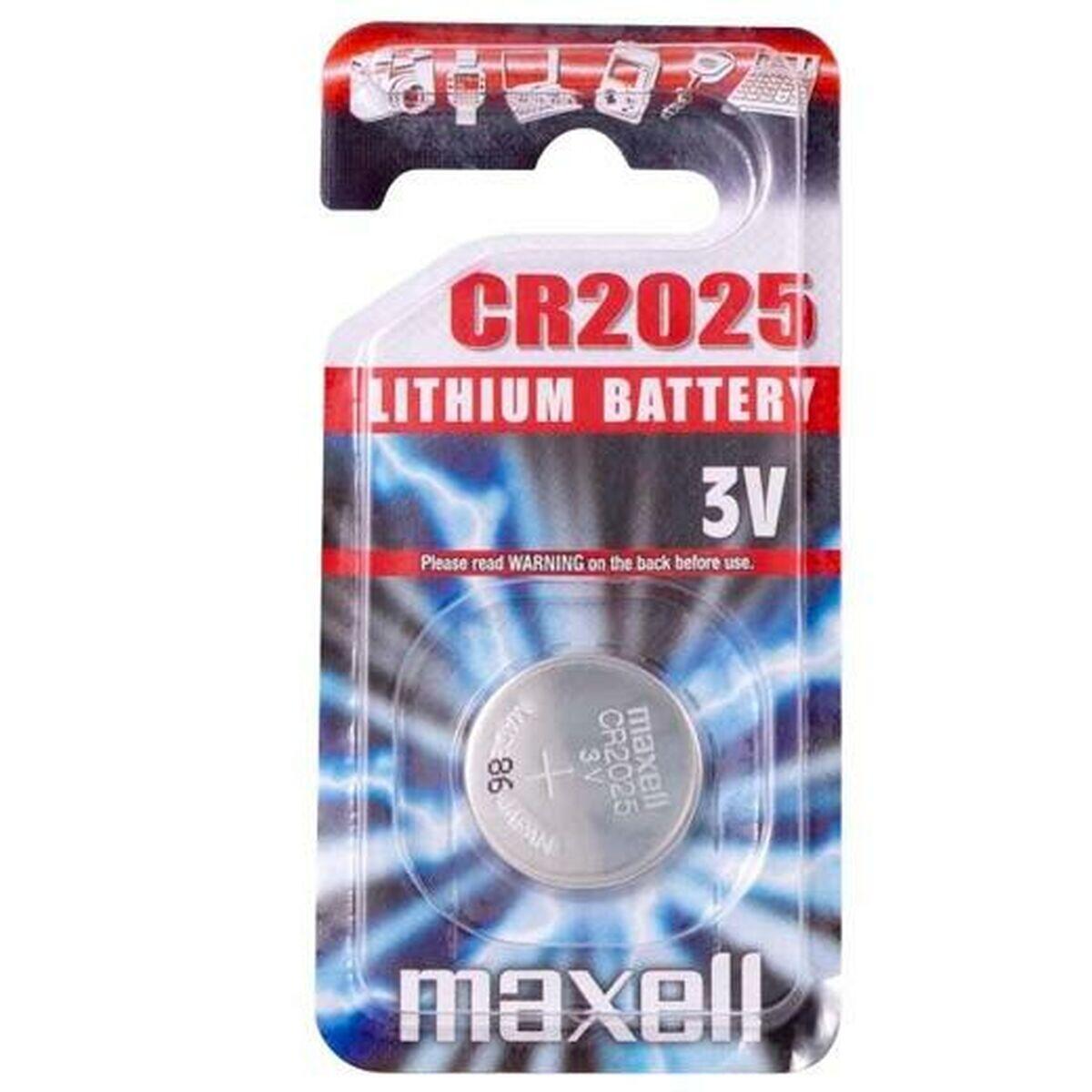 Piles Bouton au Lithium Maxell CR2025 2/2