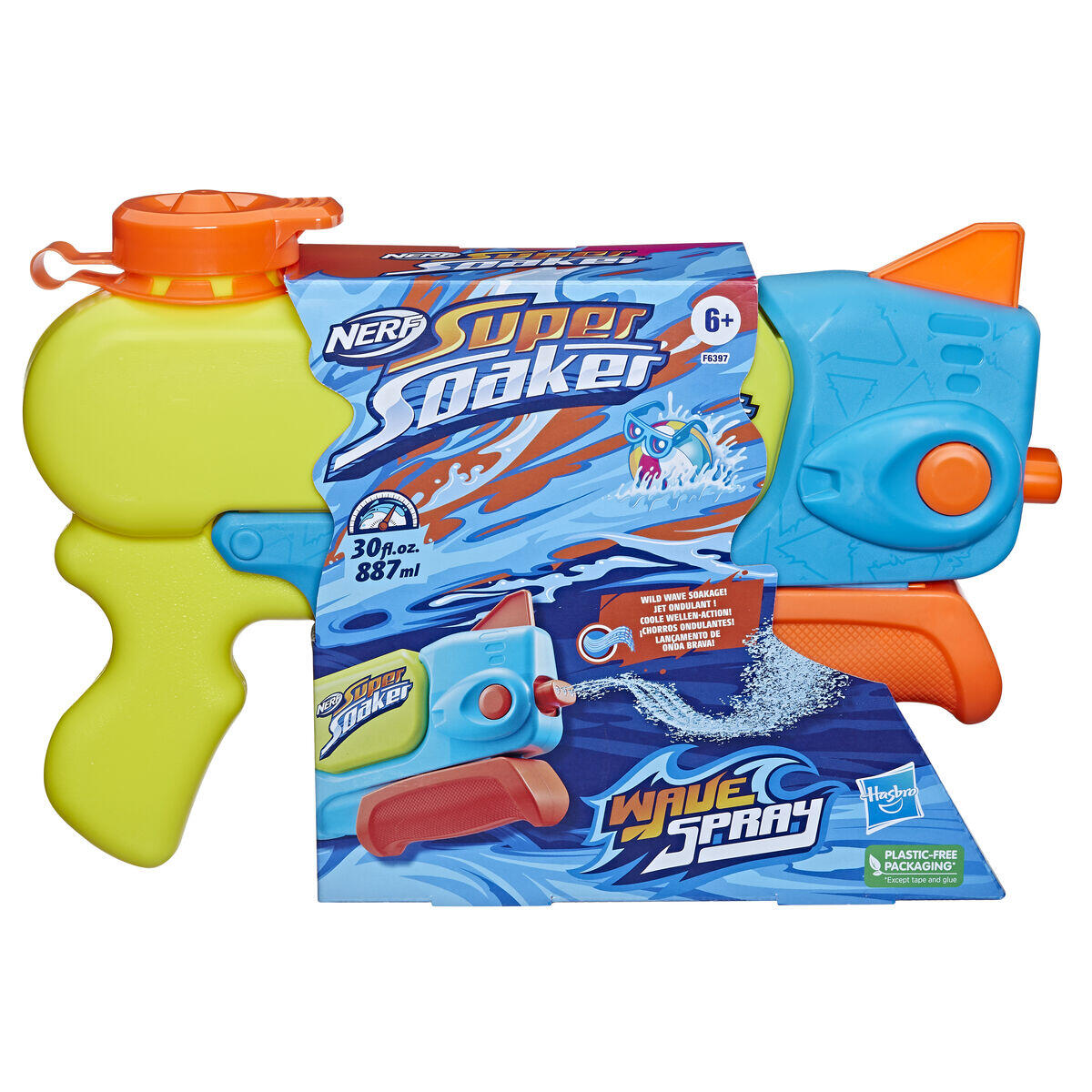 Waterpistool Nerf Wave Spray Plastic 2/4