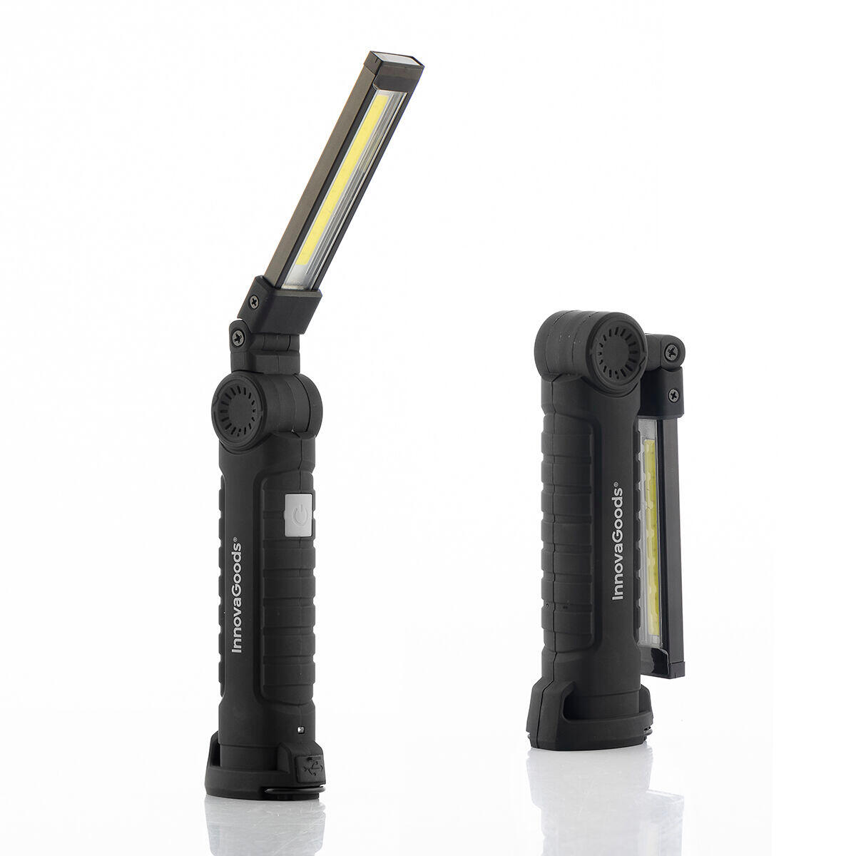 INNOVAGOODS Torcia a LED Ricaricabile Magnetica 5 in 1 InnovaGoods 8 W + 1 W
