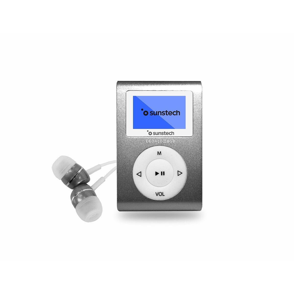 Reprodutor MP3 Sunstech DEDALOIII8GBGY 8 GB 3/4