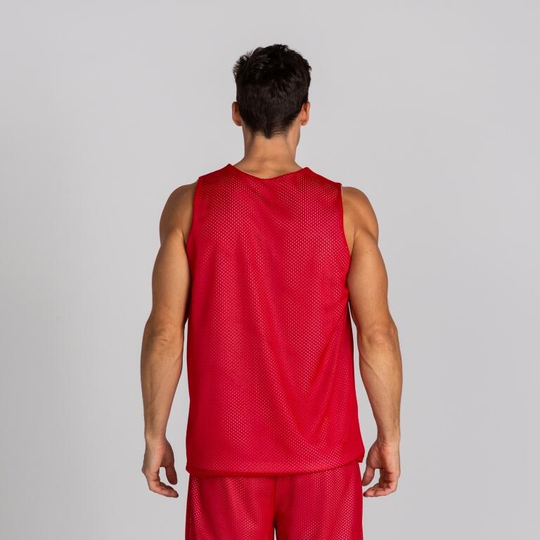 Débardeur Sans Manches Basket-Ball Adulte Joma Aro Reversible Rouge