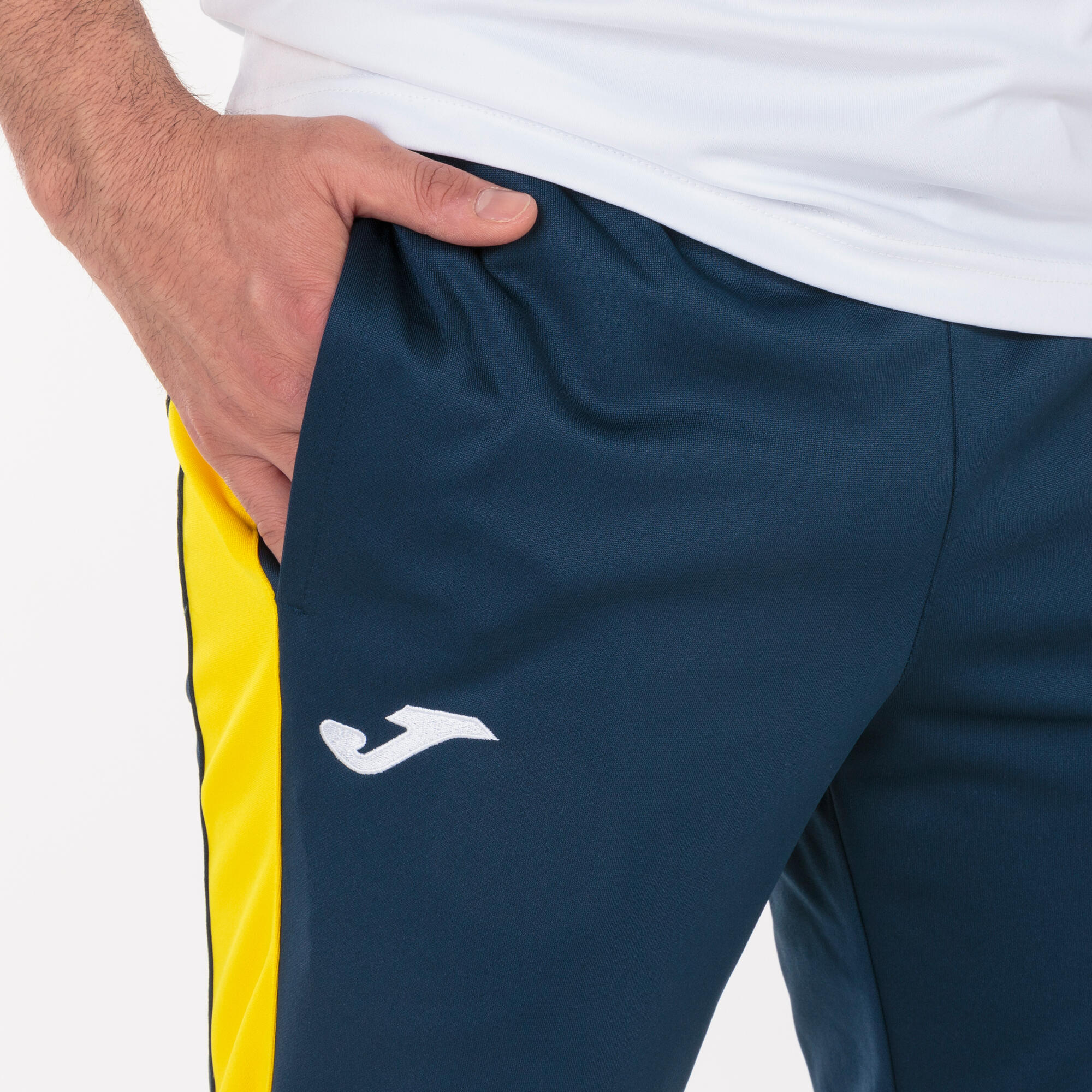 Calça Comprida Futebol Criança Joma Combi Gold Azul Marinho 4/5