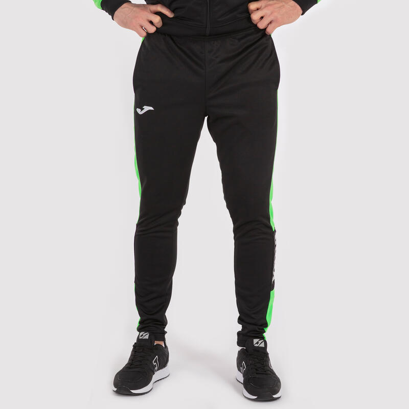 Pantaloni Joma Champhion IV, negru/verde, 3XS