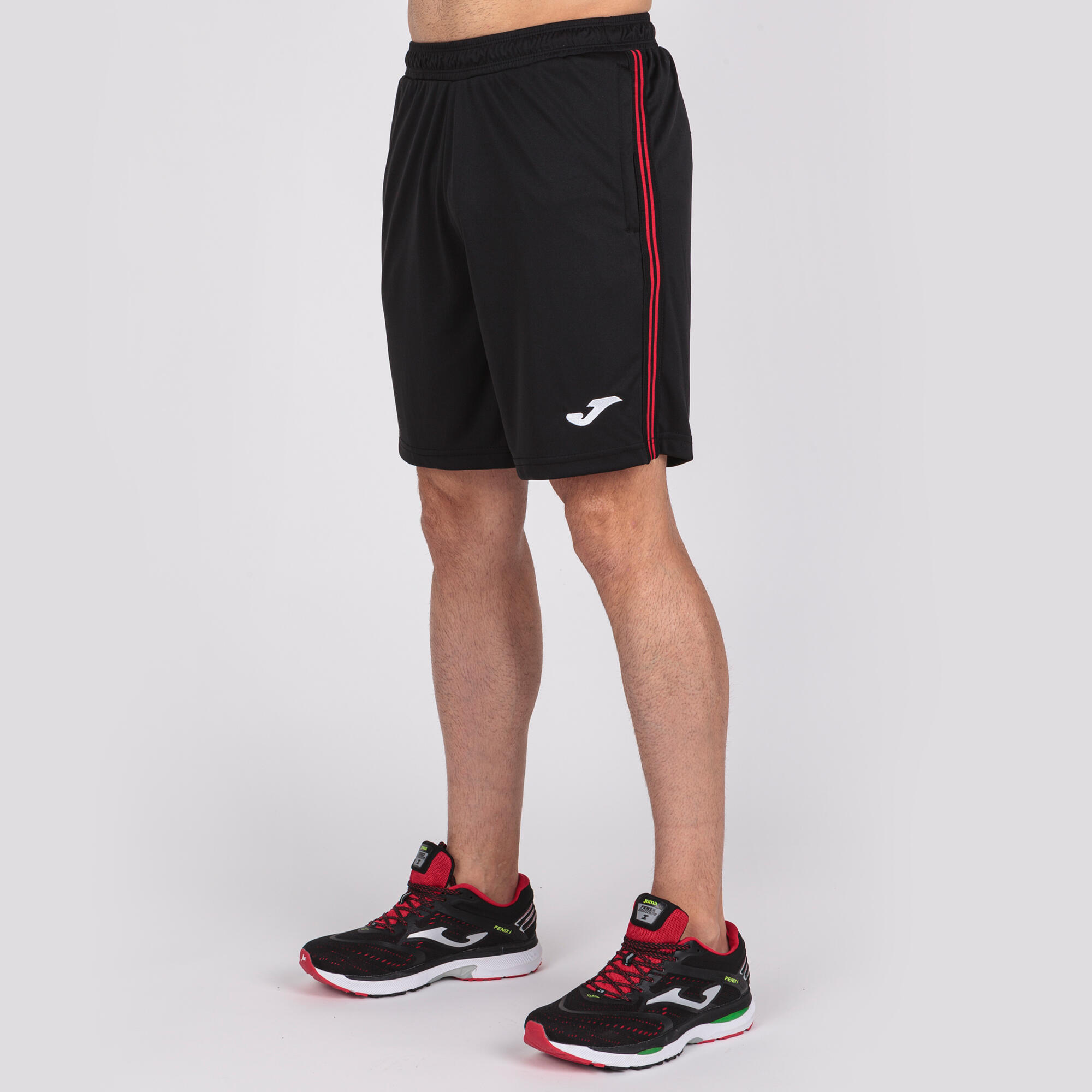 Bermuda Fútbol Niños Joma Classic Negro 1/5
