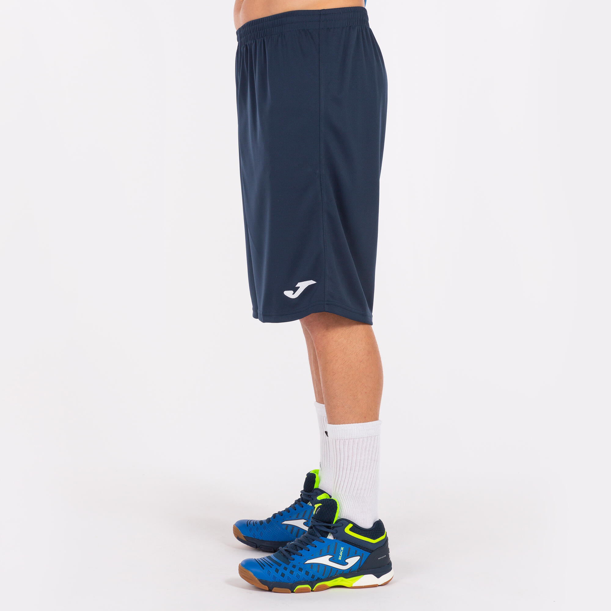 Short Basket-Ball Enfants Joma Nobel Long Bleu Marine 4/5