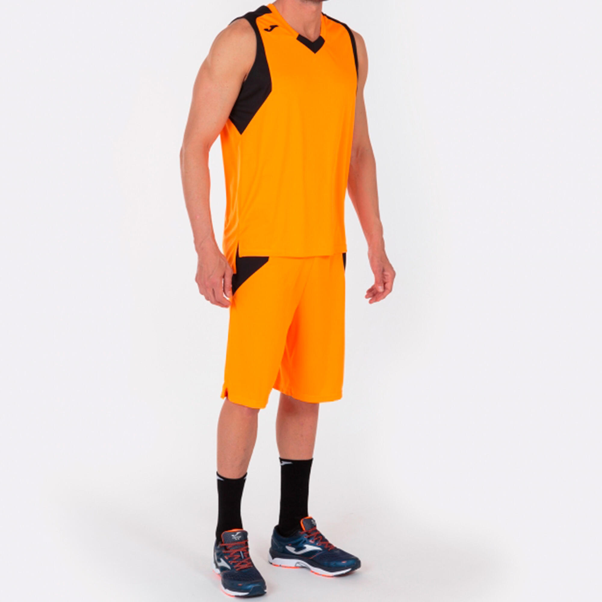 Conjunto Basquetebol Criança Joma Final Laranja 3/5