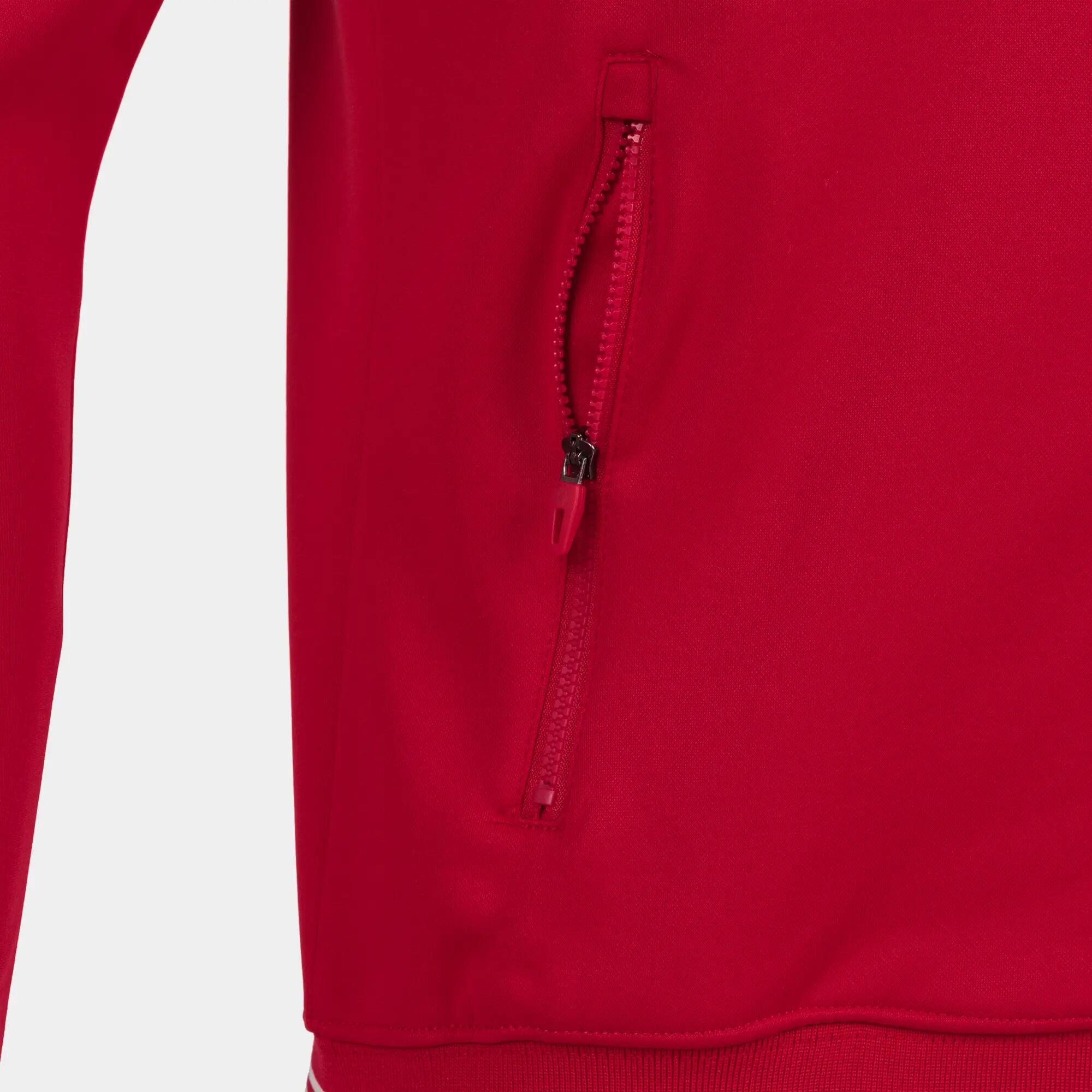 Chaqueta Fútbol Hombre Joma Campus III Rojo 4/4