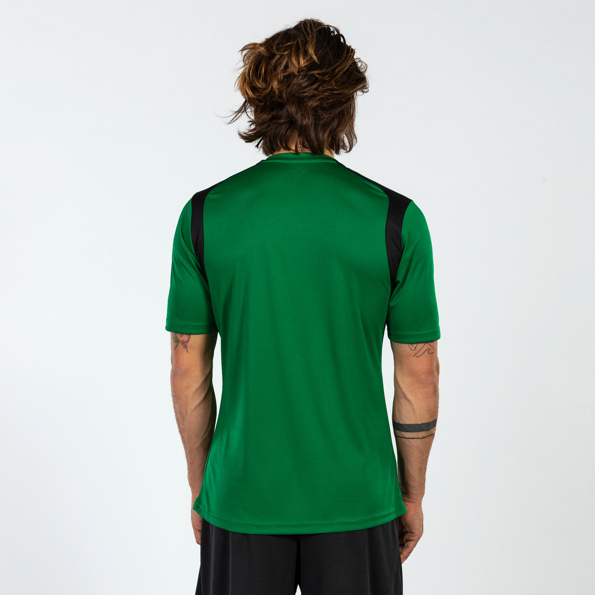 Camiseta Manga Corta Fútbol Hombre Joma Championship V Verde 3/5