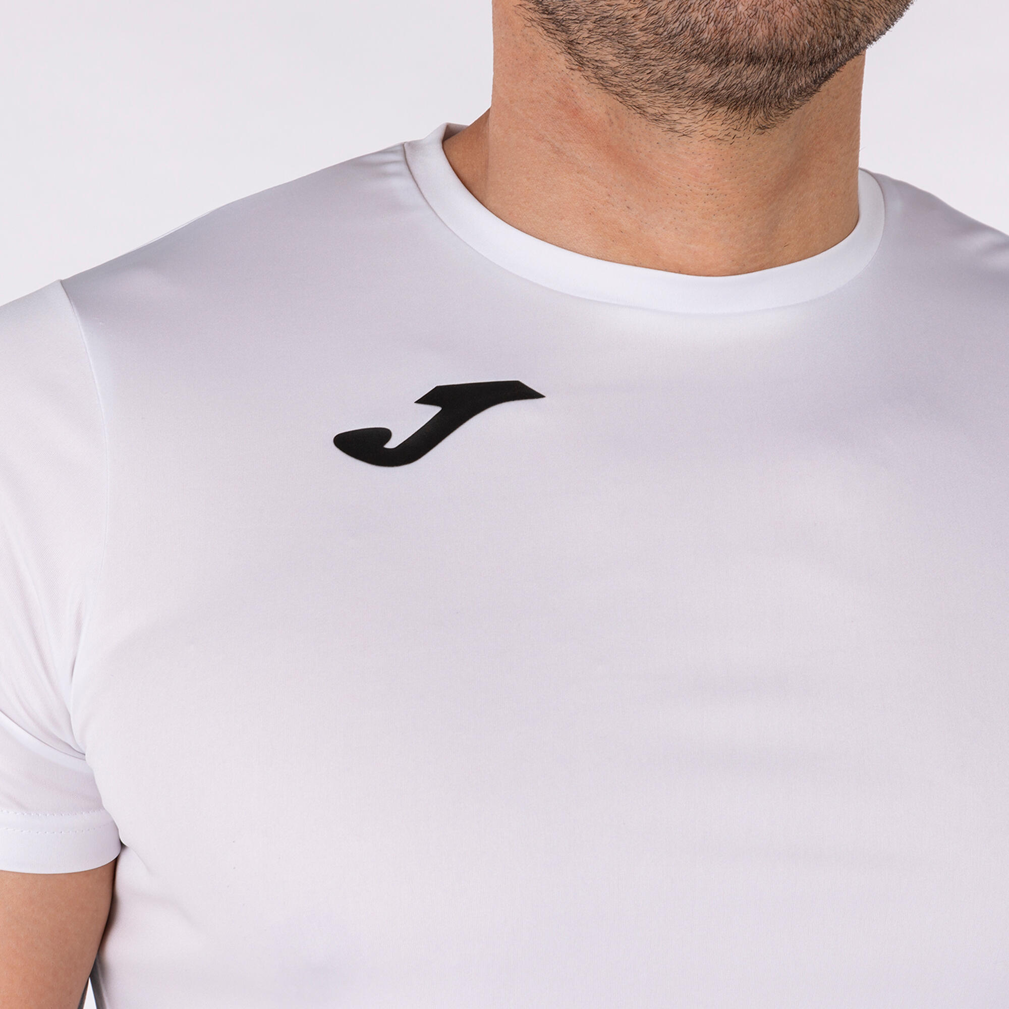 Maillot Manches Courtes Running Homme Joma Record II Blanc 4/5