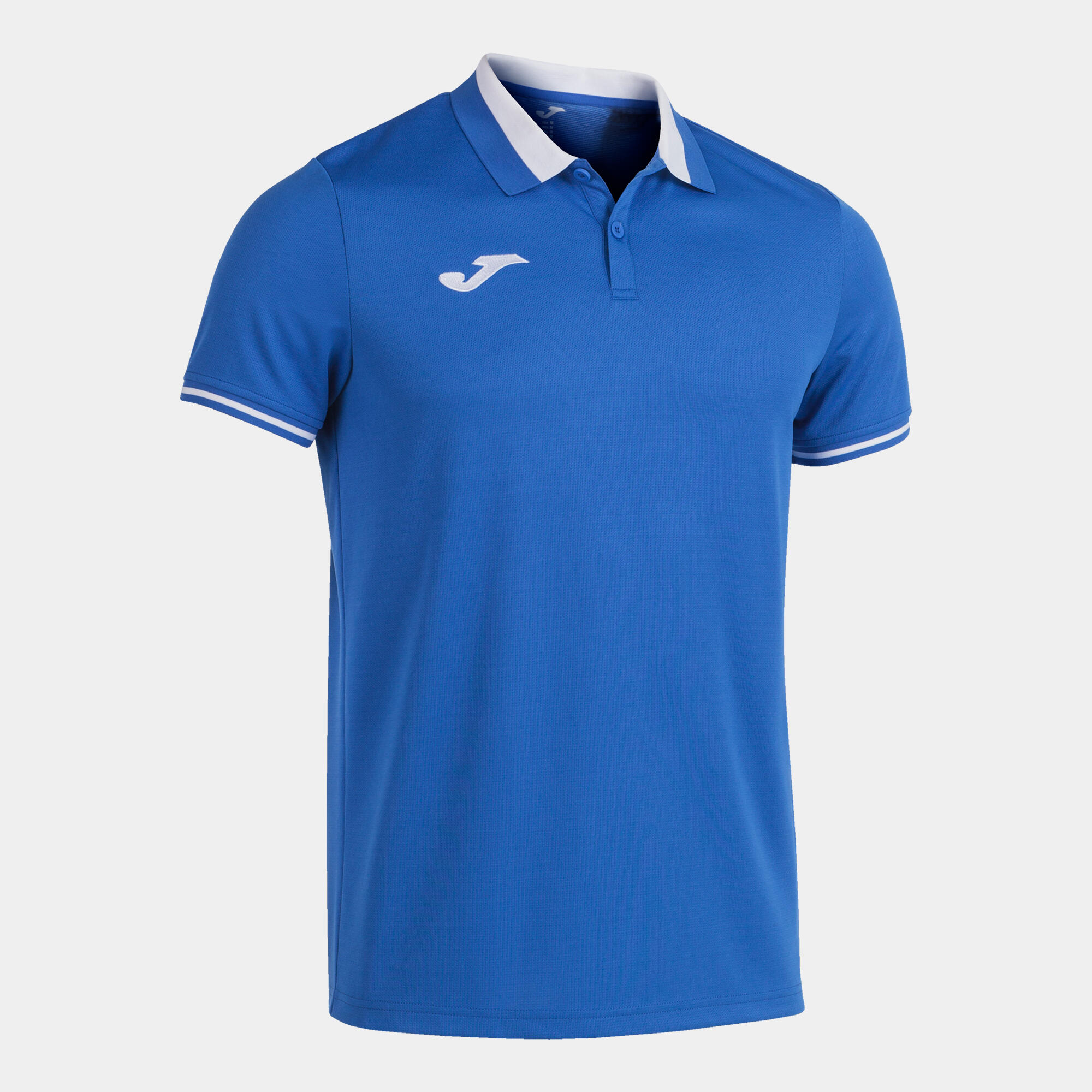 Polo Manches Courtes Football Homme Joma Championship VI Bleu Roi 3/5