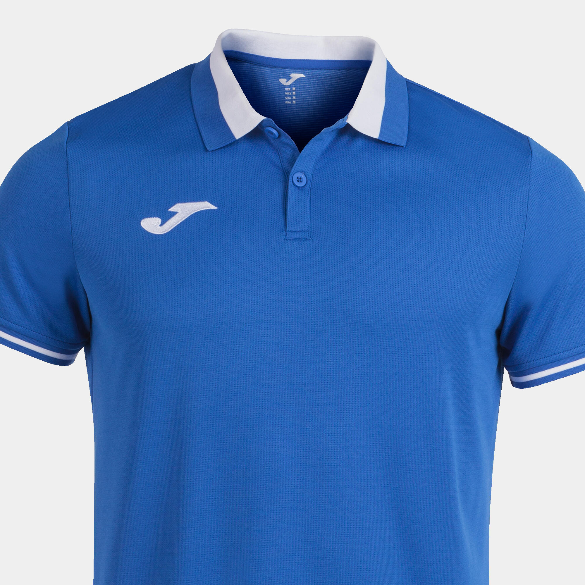 Polo Manches Courtes Football Homme Joma Championship VI Bleu Roi 4/5