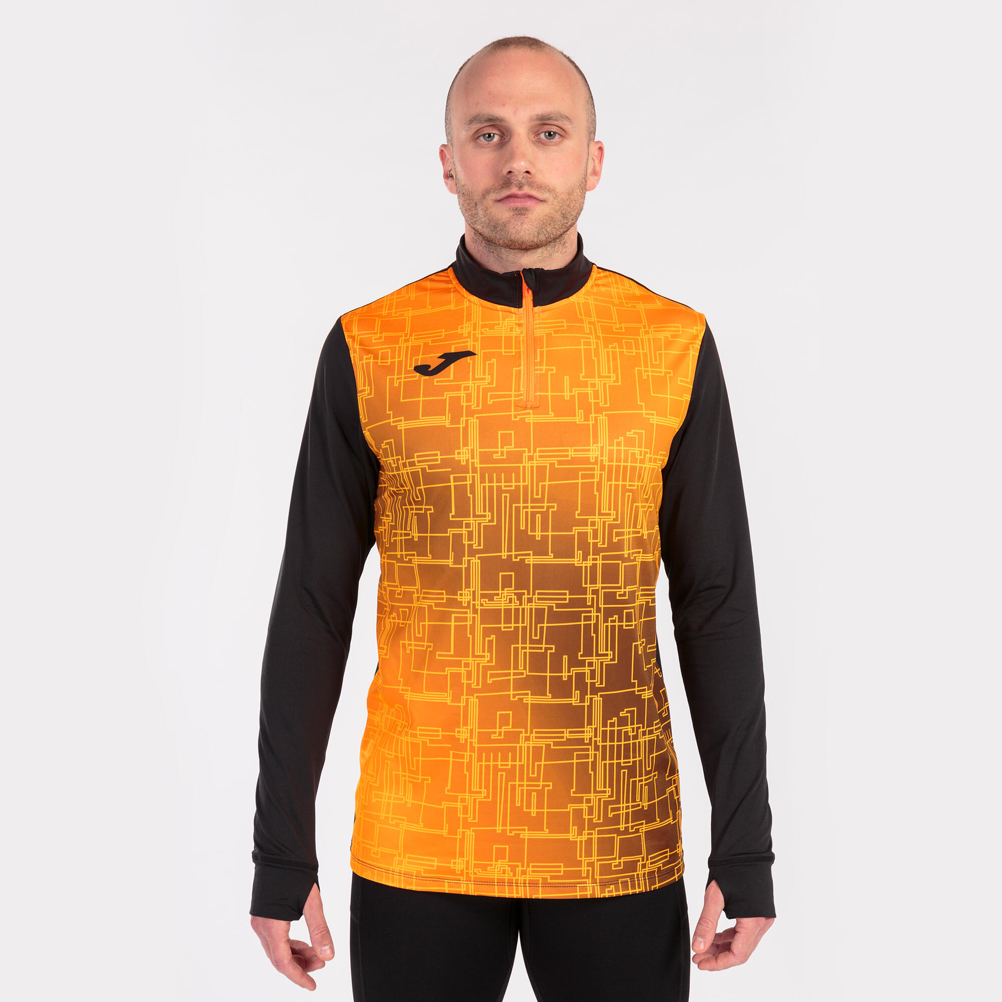 Sudadera Running Niños Joma Elite VIII Negro 2/5