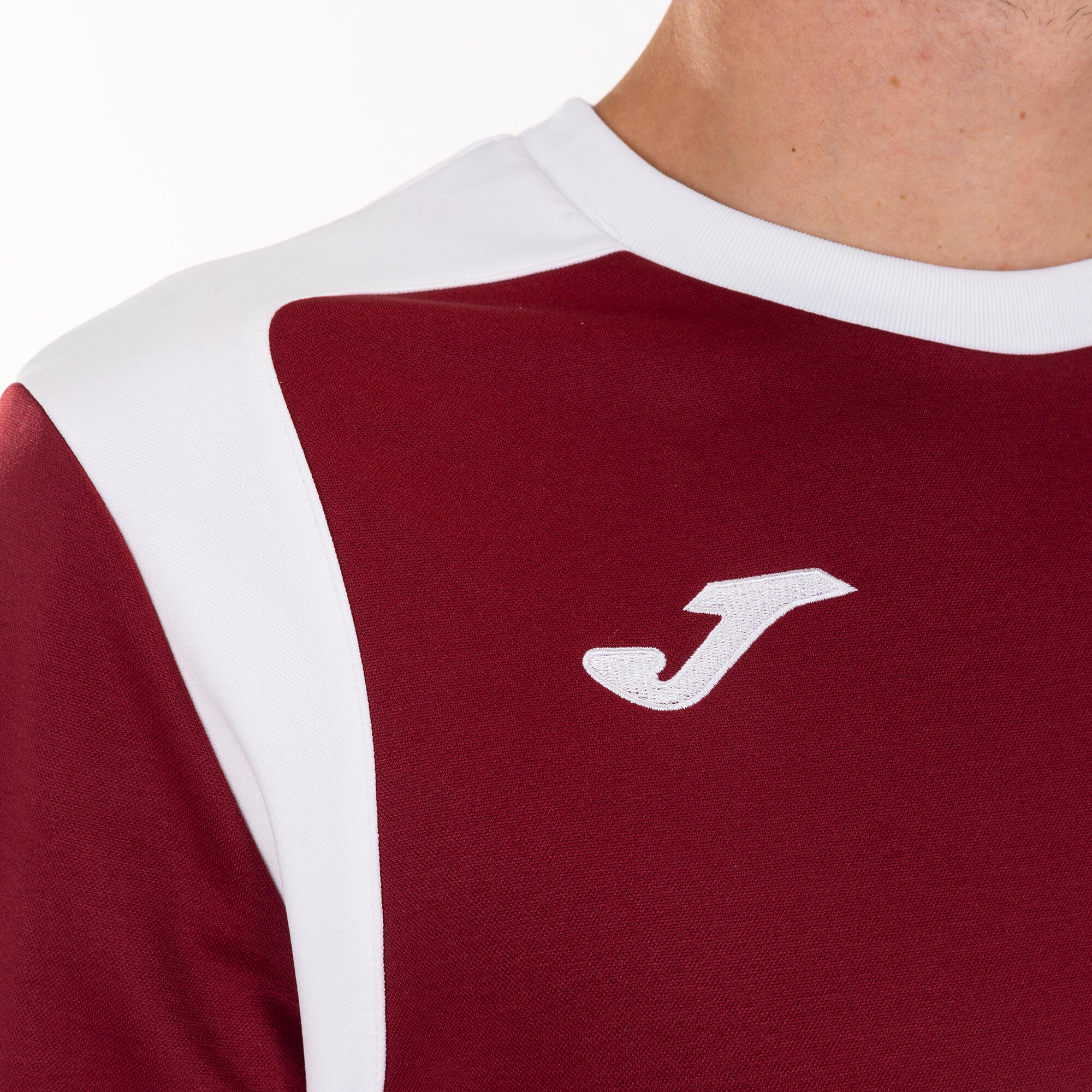 Felpa girocollo uomo ( fleece) joma bordeaux 4/5
