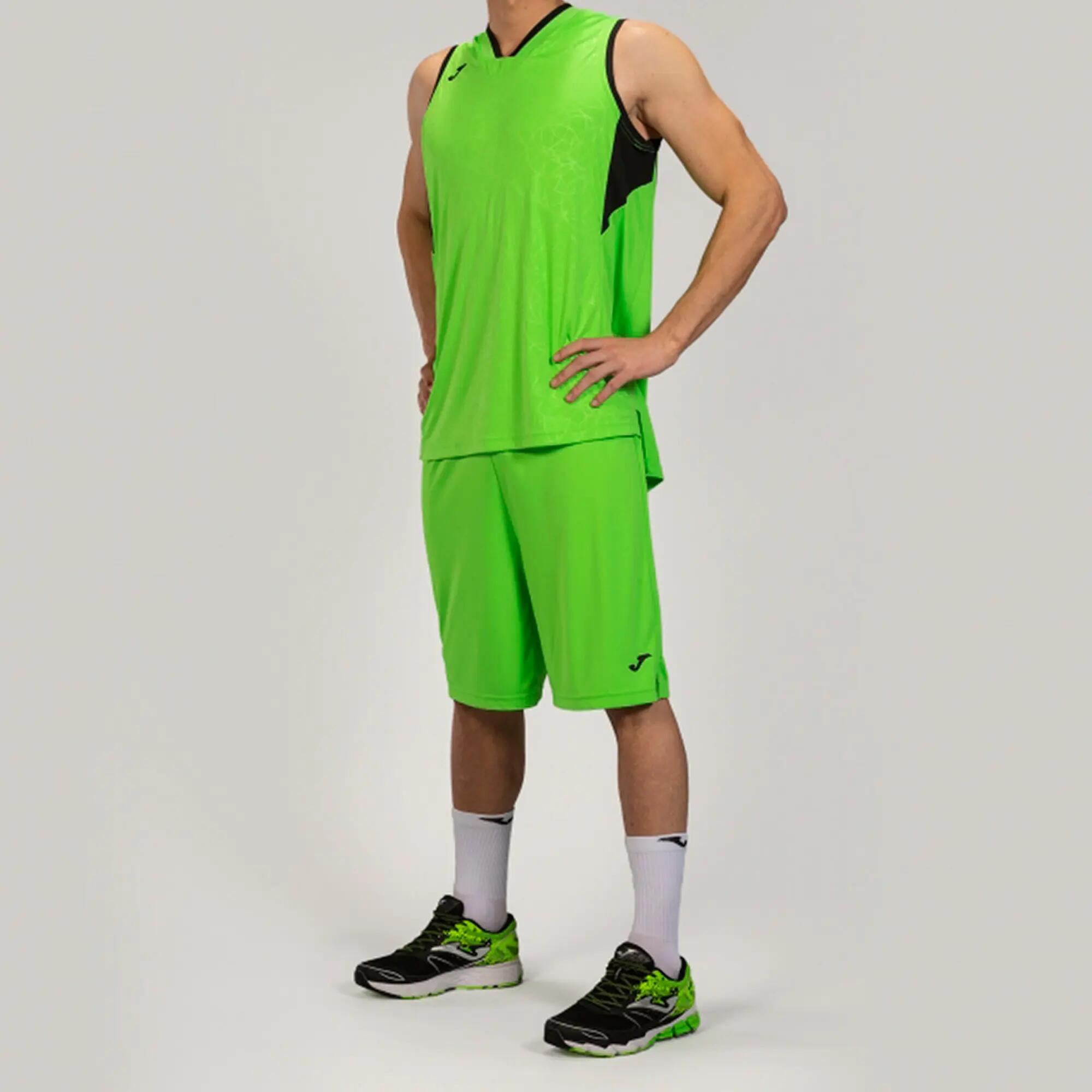 Ensemble Basket-Ball Homme Joma Campus Vert Fluo 3/5