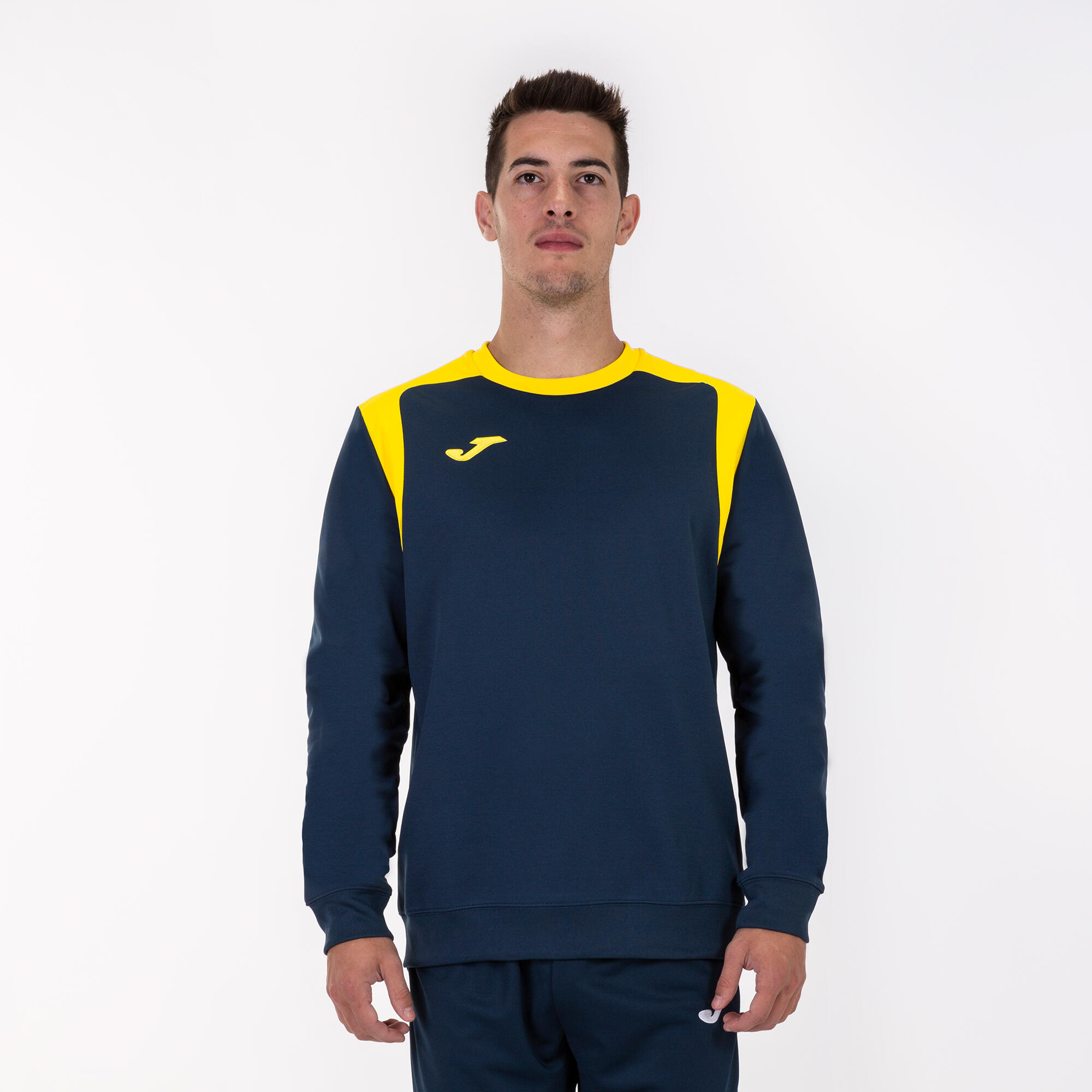 Joma Champion V Sweater Heren - Donker marine, Geel, L 2/5