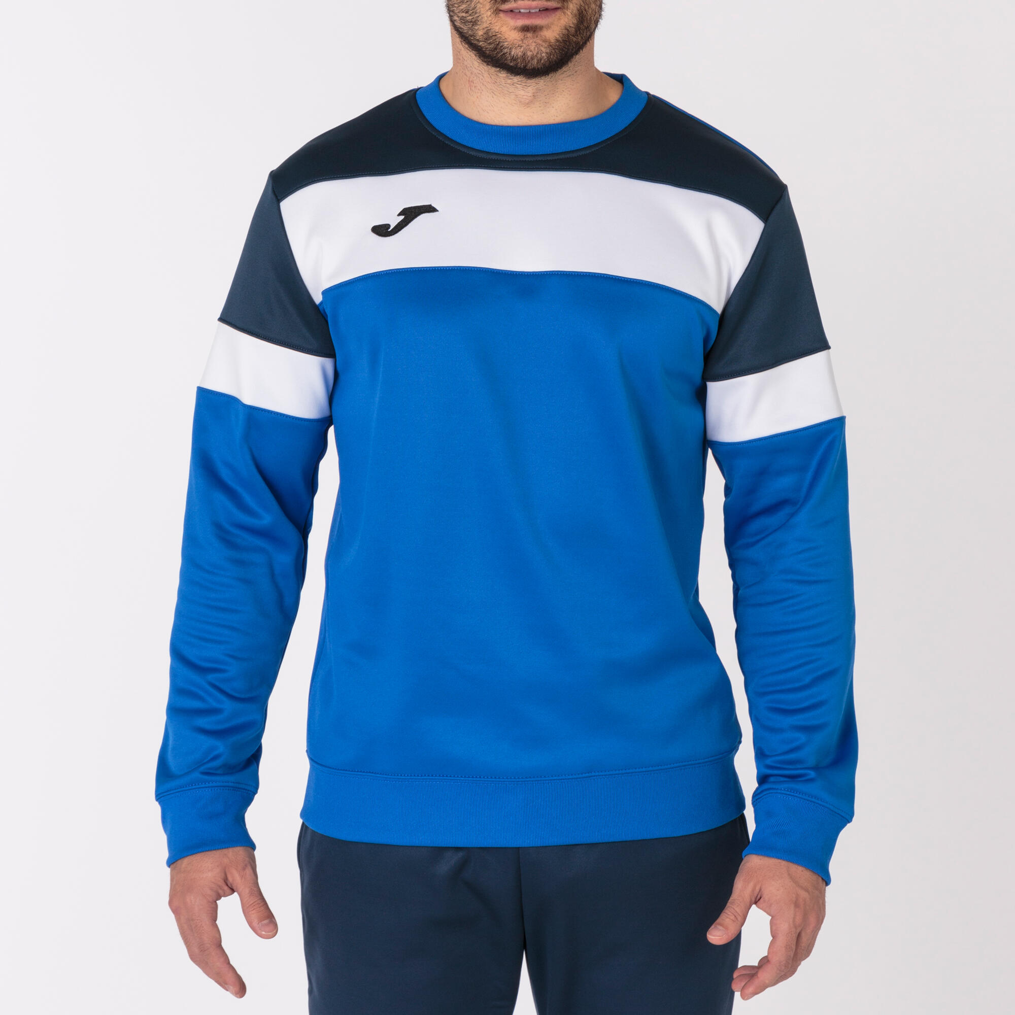 Sweat-Shirt Football Homme Joma Crew IV Bleu Roi 2/5