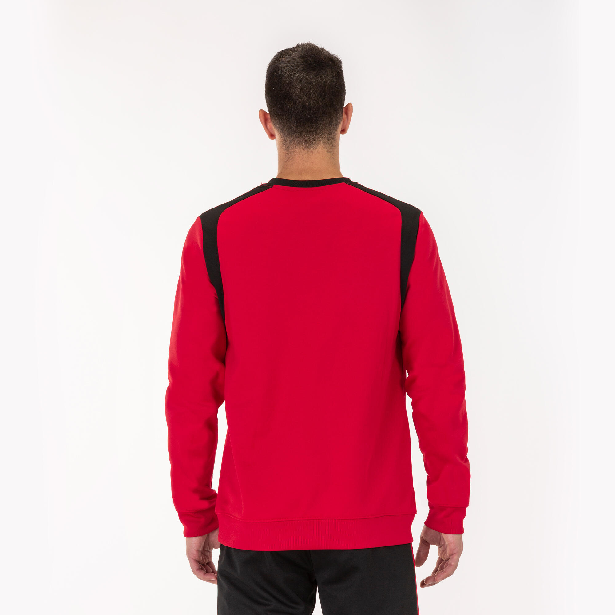 Joma Championship V Sweatshirt voor Heren - Rood en Zwart 3/5