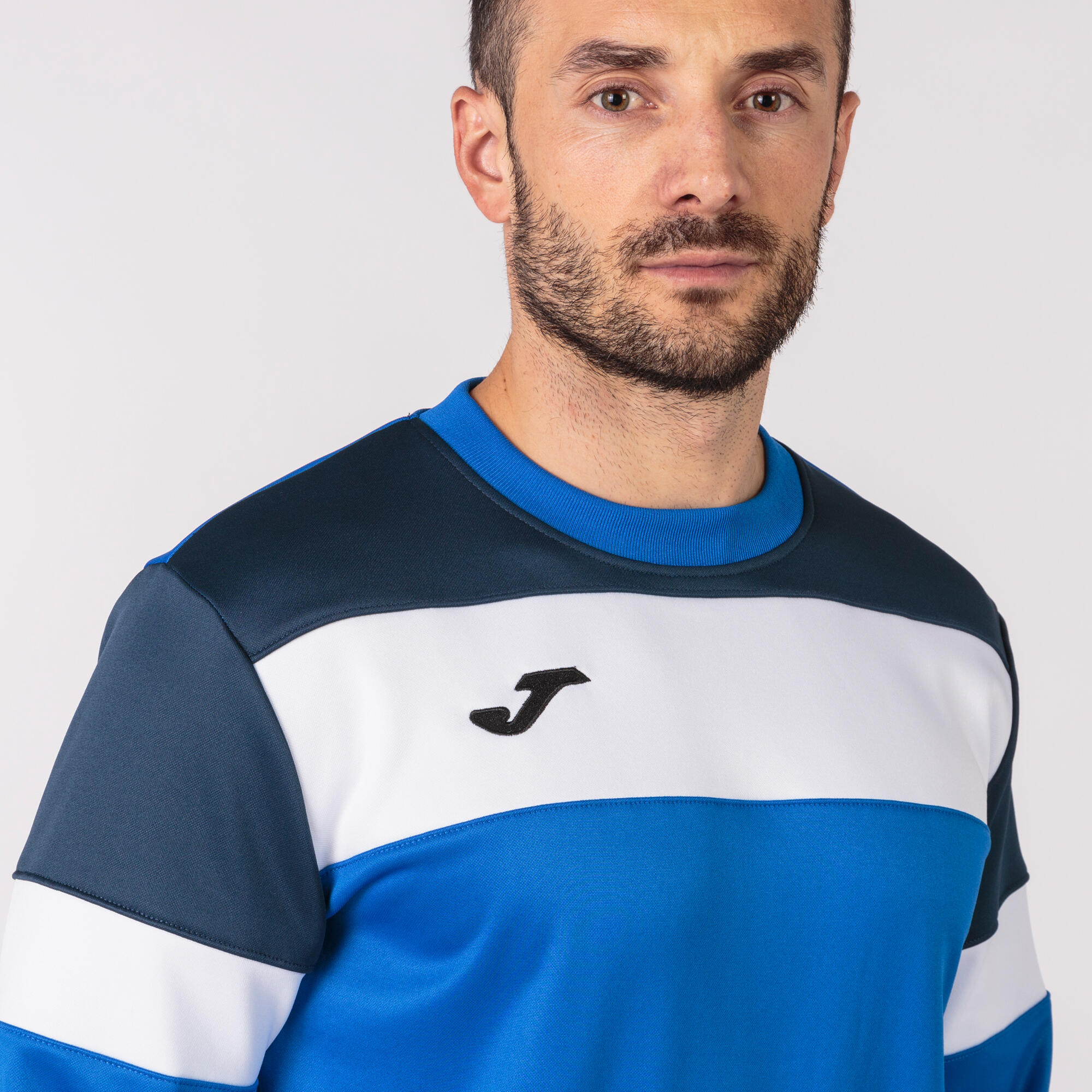 Sweat-Shirt Football Homme Joma Crew IV Bleu Roi 5/5