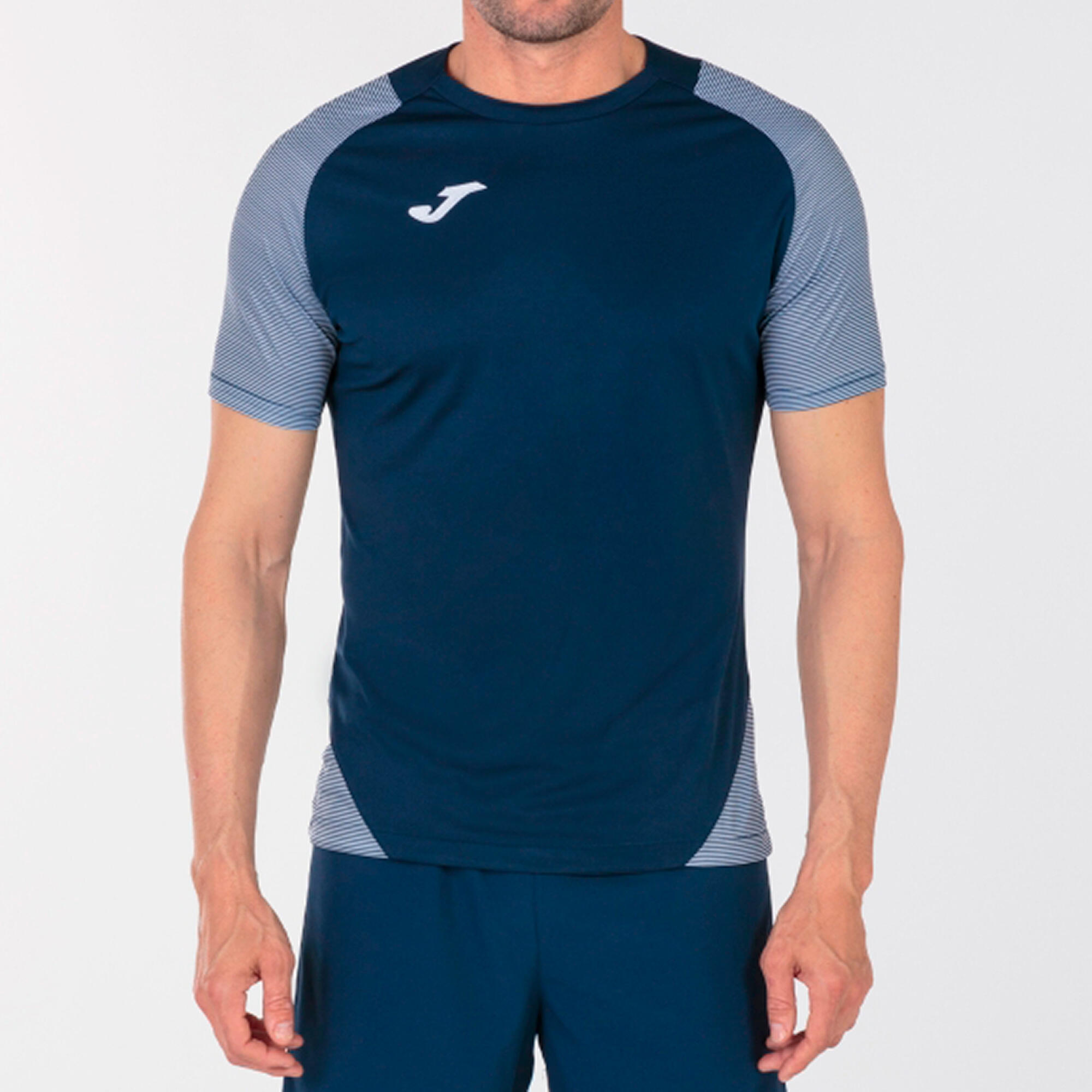 Camiseta Manga Corta Fútbol Hombre Joma Essential II Marino 2/5