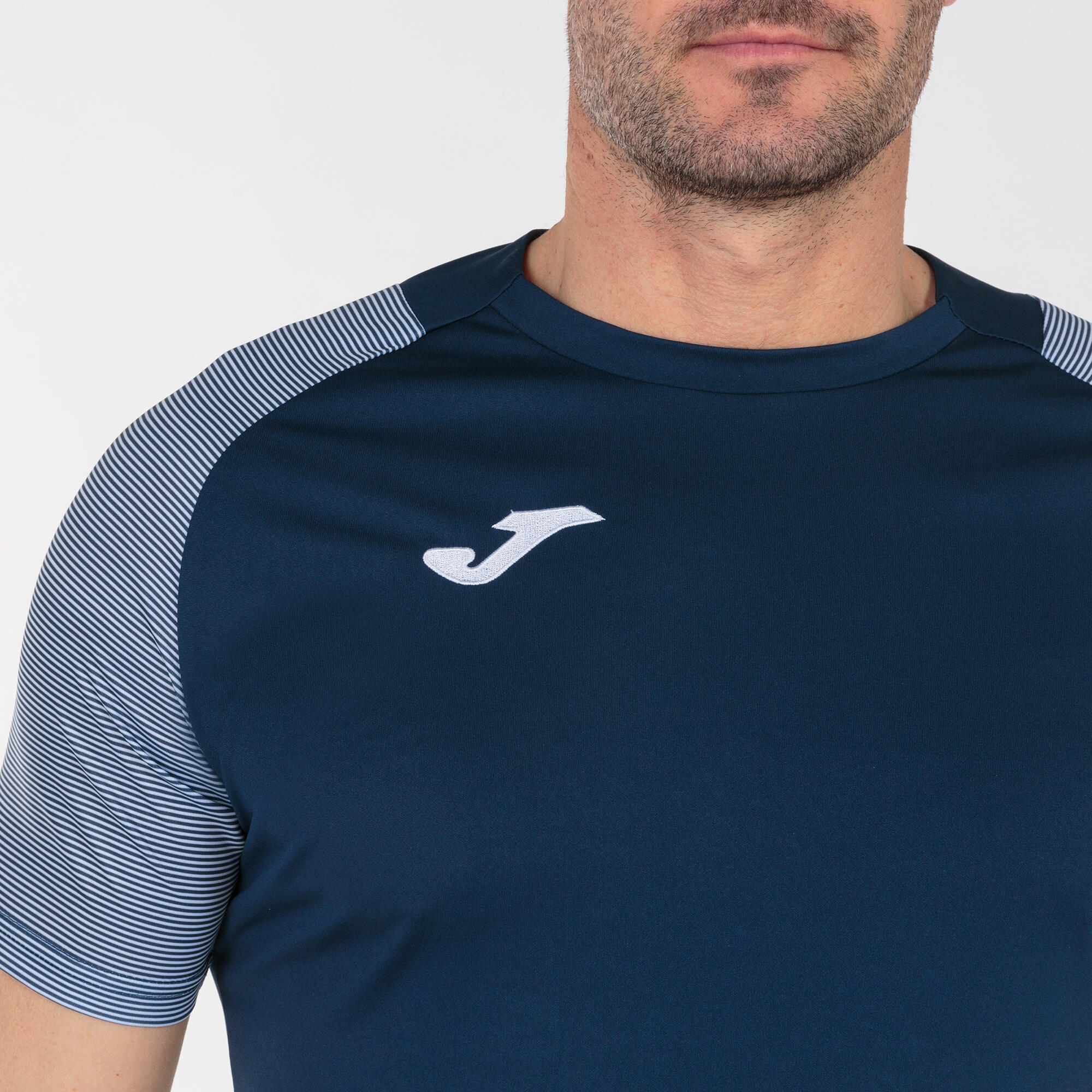 Camiseta Manga Corta Fútbol Hombre Joma Essential II Marino 4/5