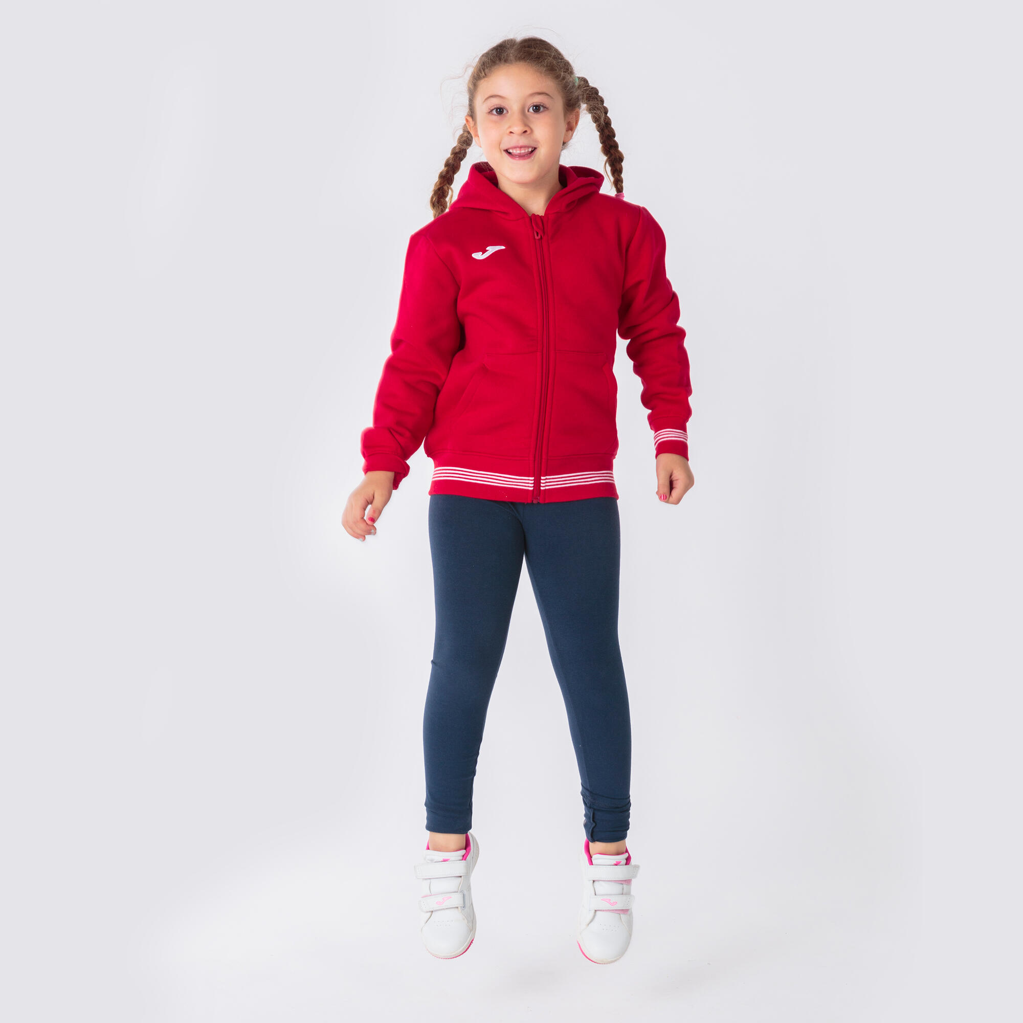 Veste À Capuche Football Enfants Joma Campus III Rouge 3/5